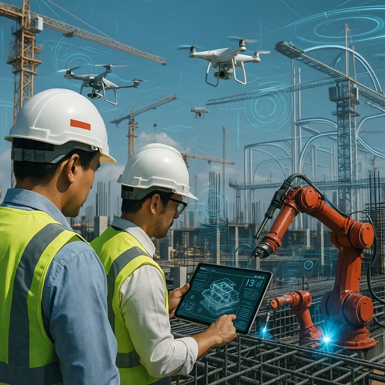 Teknologi Konstruksi 4.0: Drone, BIM, dan AI Dominasi Proyek Indonesia 2025